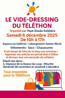 Vide dressing du Téléthon